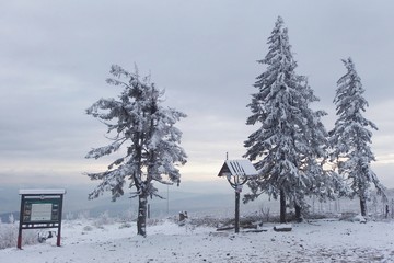 Barania Góra zimą, Polska