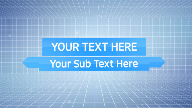 Blue Corporate Grid Title