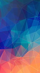 Vertical polygonal Background for your smartphone.