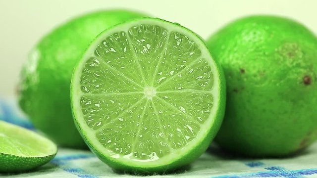 Green limes, citrus aurantiifolia