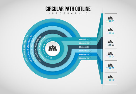 Concentric Circles Infographic 1