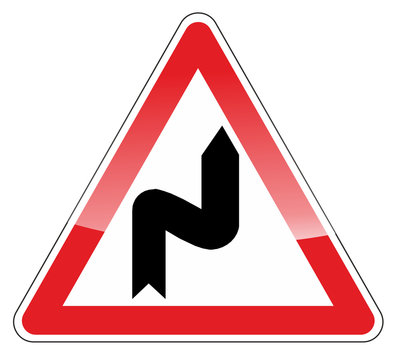 Verkehrszeichen, Doppelkurve 105
