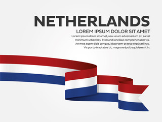 Netherlands flag background