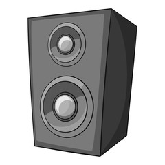 Obraz premium Music speaker icon monochrome