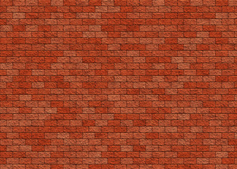 hi-res red brick wall pattern