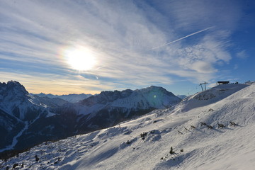 Skigebiet Grubigstein Lermoos - Tirol