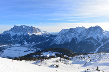 Skigebiet Grubigstein Lermoos - Tirol 