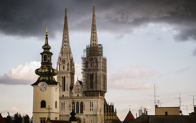 Fototapeta na wymiar Zagreb cathedral