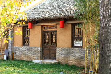 Fototapeta na wymiar The ancient Chinese rural houses