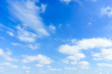 Fototapeta na wymiar Clouds with blue sky background.