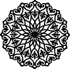 Circular ornamental pattern