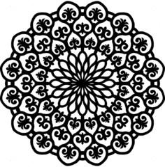 Circular ornamental pattern
