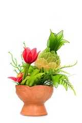 Artificial Flowers vase