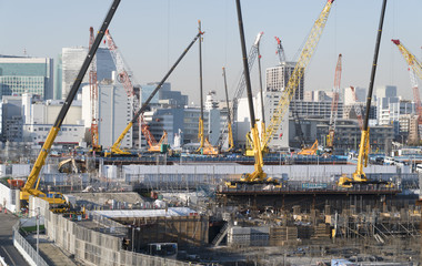 建設現場　晴海