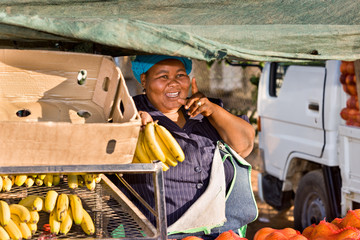 African street vendor