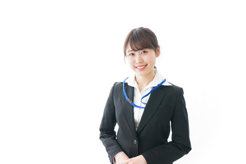 笑顔のビジネスパーソン・受付嬢