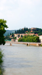 Verona - Tilt-shift photography of cityscape