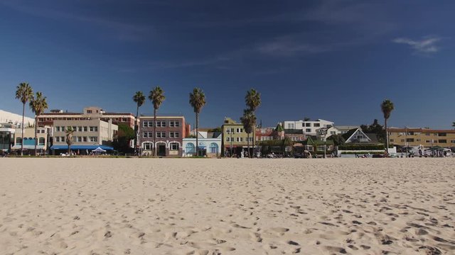 Venice Beach & Boardwalk Scenic Landscape, Los Angeles California