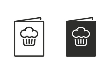 Muffin vector icon.