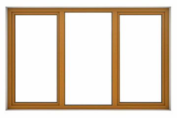 Wooden window frame