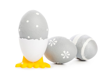easter background. isolated on white