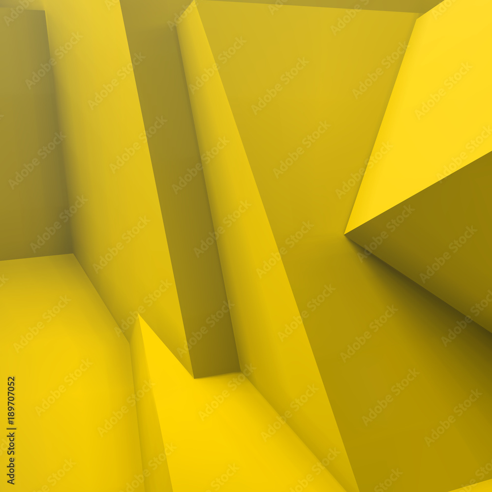 Poster abstract geometric background with overlapping cubes