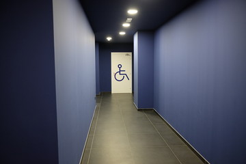 corridor access disabled bathroom