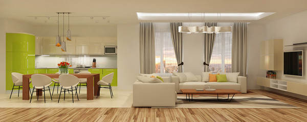 Modern house interior