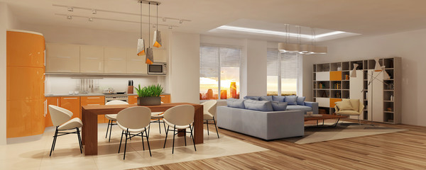 Modern house interior