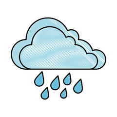 weather cloud rainy icon