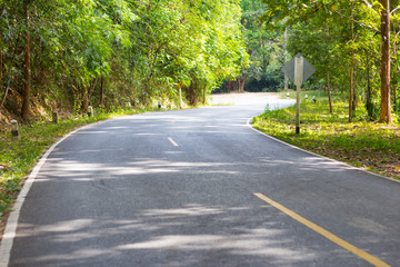 Obraz premium Road to the countryside