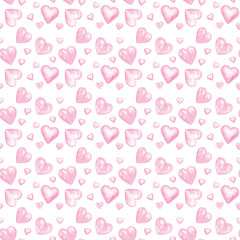 Watercolor valentine illustrations isolated on white. Wreath,pigeons,envelopes,bottle,hearts for romantic,wedding,valentines day design