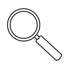 magnifying glass isolated icon