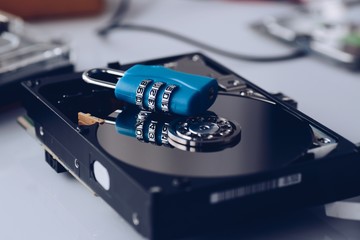 Encrypted hard disk