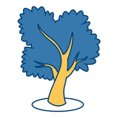 Tree nature symbol icon vector illustration graphic design