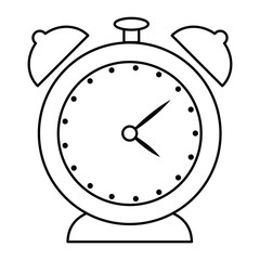 alarm clock isolated icon