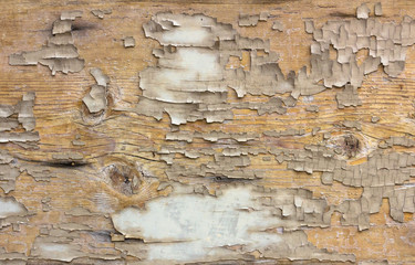 Cracked wooden background
