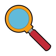 magnifying glass isolated icon