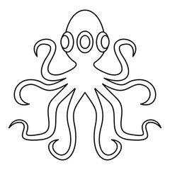 Octopus, icon outline