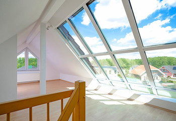 Dachfenster, Sommer , Haus