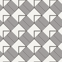 Seamless square pattern. Abstract stripes endless background
