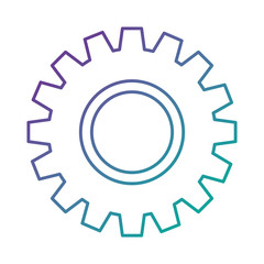 gears machine isolated icon