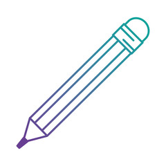 pencil school isolated icon