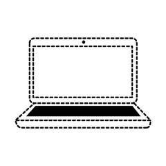 laptop computer isolated icon