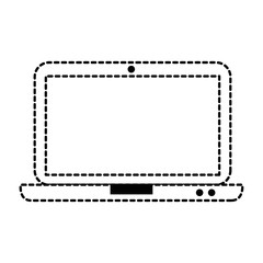 laptop computer isolated icon