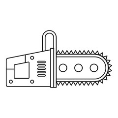 Chainsaw icon outline