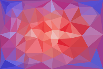 Red, light red and blue triangular pattern - triangles mosaic