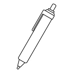 Pen icon outline