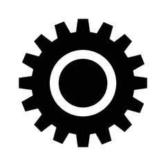 gears machine isolated icon