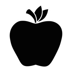 apple fresh fruit icon
